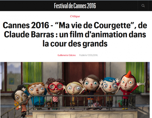 claude barras, ECAL,film d'animation,suisse,ma vie de courgette,#annecyfestgival