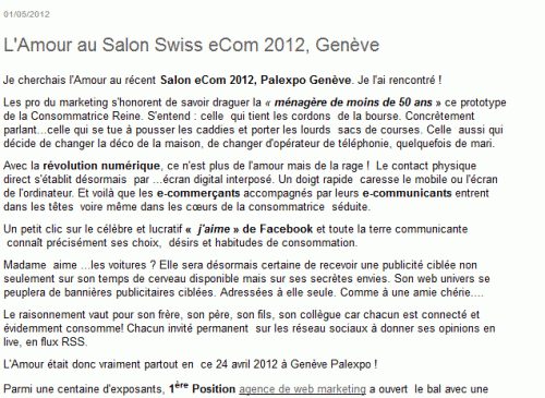 geneve,salon swiss ecom2013