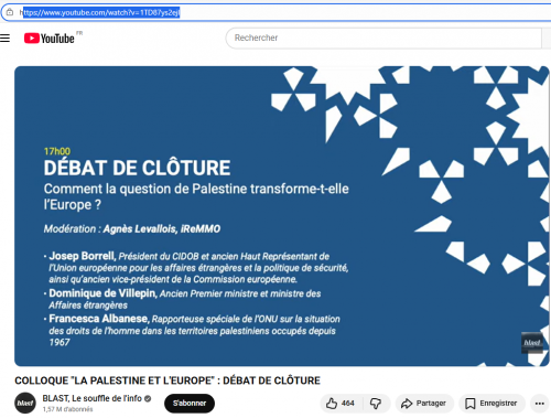 #palestine,#europe,#palestineeurope,#colloquepalestine annulé #collègedefrance,"référélibertépalelstine,#francescaalbanse,#dominiquedevillepin,#josepborrel