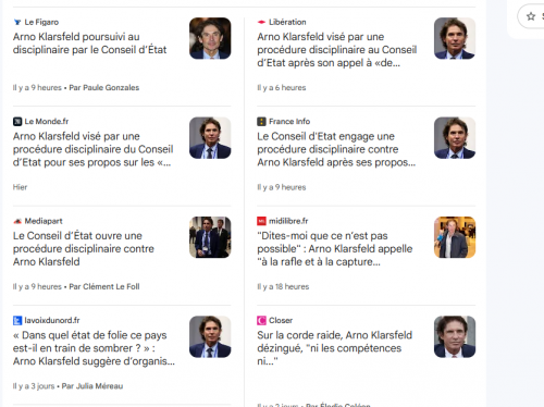 #arnoklarsfeld #klarsfeldconseildetat #arnoklasfeldrafles