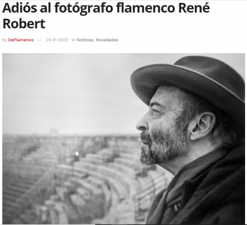 décès  rené#robert #photographe,flamenco,#scandale