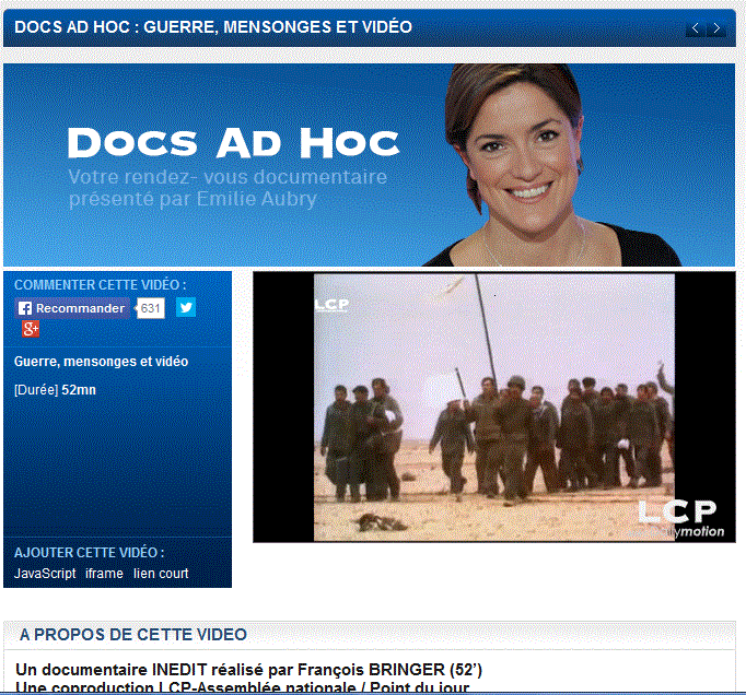 irak,invasion us,docs ad hoc,guerre mensonges et video,doc lcp