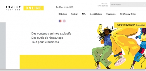 #annecyfestival,festival d'animation d'annecy,mickael #marin,animation en ligne,15 euros seulement,#mifa