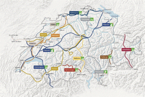 Suisse, ViaStoria, histoire des voies