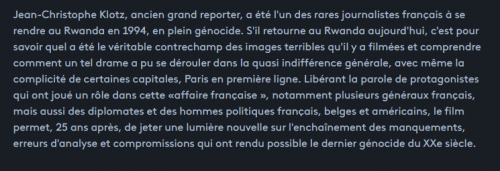 1994,richard ferrand,jean christophe klotz,génocide,mitterrand,hutus,tutsis,armée francaise,#rwanda,radio mille collines